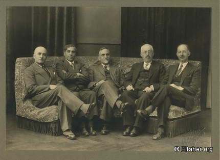 1936 - Emir Shakib and Syrian leaders in Geneva